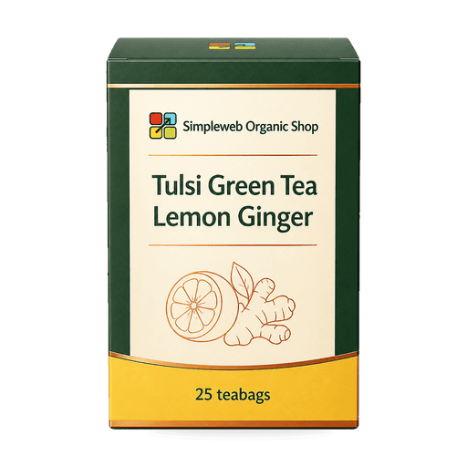 Tulsi Green Tea Lemon Ginger – 25 teabags
